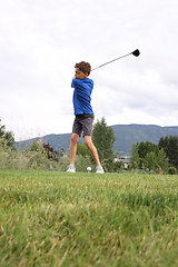 Image showing Young Golfer