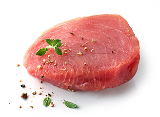 Image showing fresh raw tuna steak