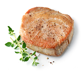 Image showing freshly roasted tuna steak