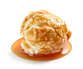 Image showing caramel popcorn isolated