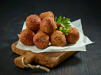 Image showing fried falafel balls