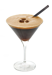 Image showing glass of espresso martini cocktail