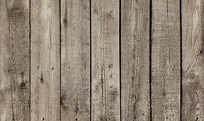 Image showing Texture of weathered wooden fence