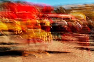 Image showing traditional summer samba carnival in Helsinki, Finland,2022