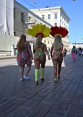 Image showing Helsinki, Finland – June 11, 2022: traditional summer Helsinki