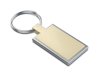 Image showing Blank keyring