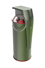 Image showing Green smoke grenade