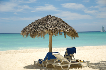 Image showing Tropical beach. The Dominican Republic, Saona Island