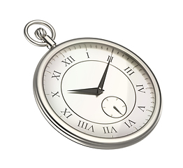 Image showing Platinum pocket watch