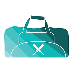 Image showing Cricket bag icon