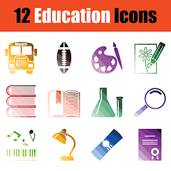 Image showing Education icon set