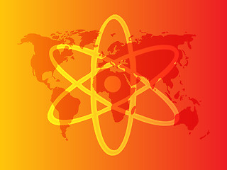 Image showing Atomic symbol