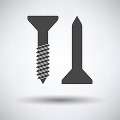 Image showing Icon of screw and nail