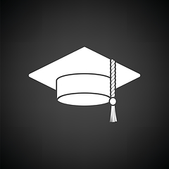 Image showing Graduation cap icon