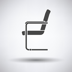 Image showing Guest office chair icon