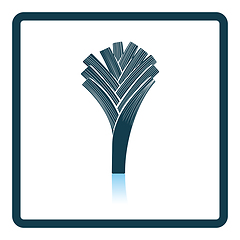 Image showing Leek onion  icon