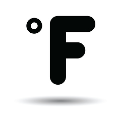 Image showing Fahrenheit degree icon