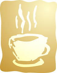 Image showing Cup of coffee illustration