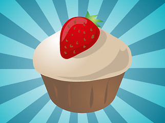 Image showing Cupcake illustration