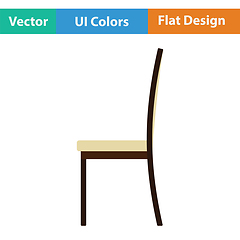 Image showing Modern chair icon