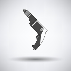 Image showing Electric drill icon