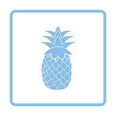 Image showing Icon of Pineapple