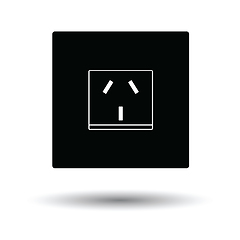 Image showing China electrical socket icon