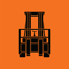 Image showing Warehouse forklift icon