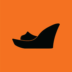 Image showing Platform shoe icon