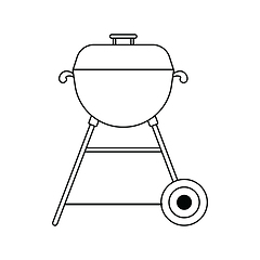 Image showing Icon of barbecue