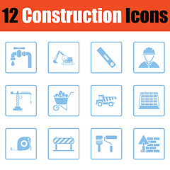 Image showing Construction icon set