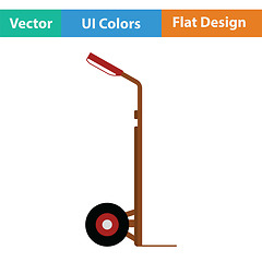 Image showing Warehouse trolley icon