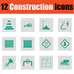 Image showing Construction icon set