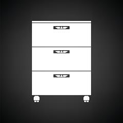 Image showing Office cabinet icon