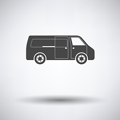 Image showing Commercial van icon