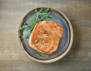 Image showing freshly roasted tuna steak