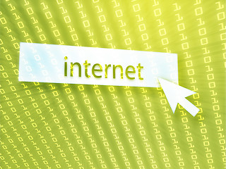 Image showing Internet button