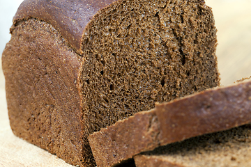 Image showing black loaf