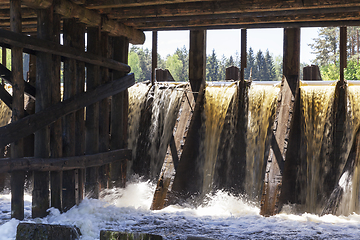 Image showing small old dam