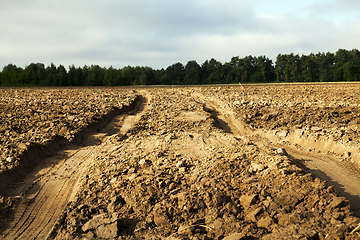 Image showing ruts from wheels