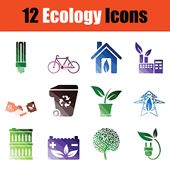 Image showing Ecology icon set
