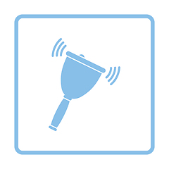 Image showing School hand bell icon