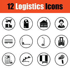 Image showing Logistics icon set