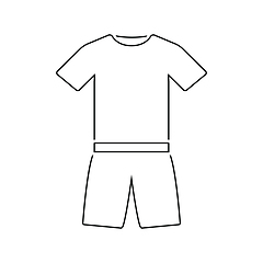 Image showing Icon of Fitness uniform 