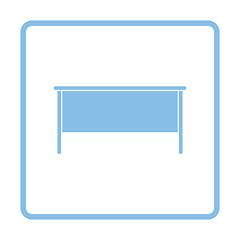 Image showing Office table icon