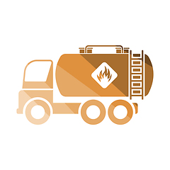 Image showing Oil truck icon