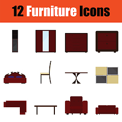 Image showing Home furniture icon 