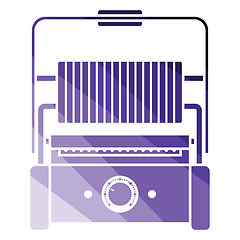 Image showing Kitchen electric grill icon