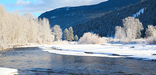 Image showing Frozen river