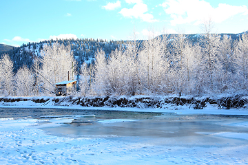 Image showing Frozen river